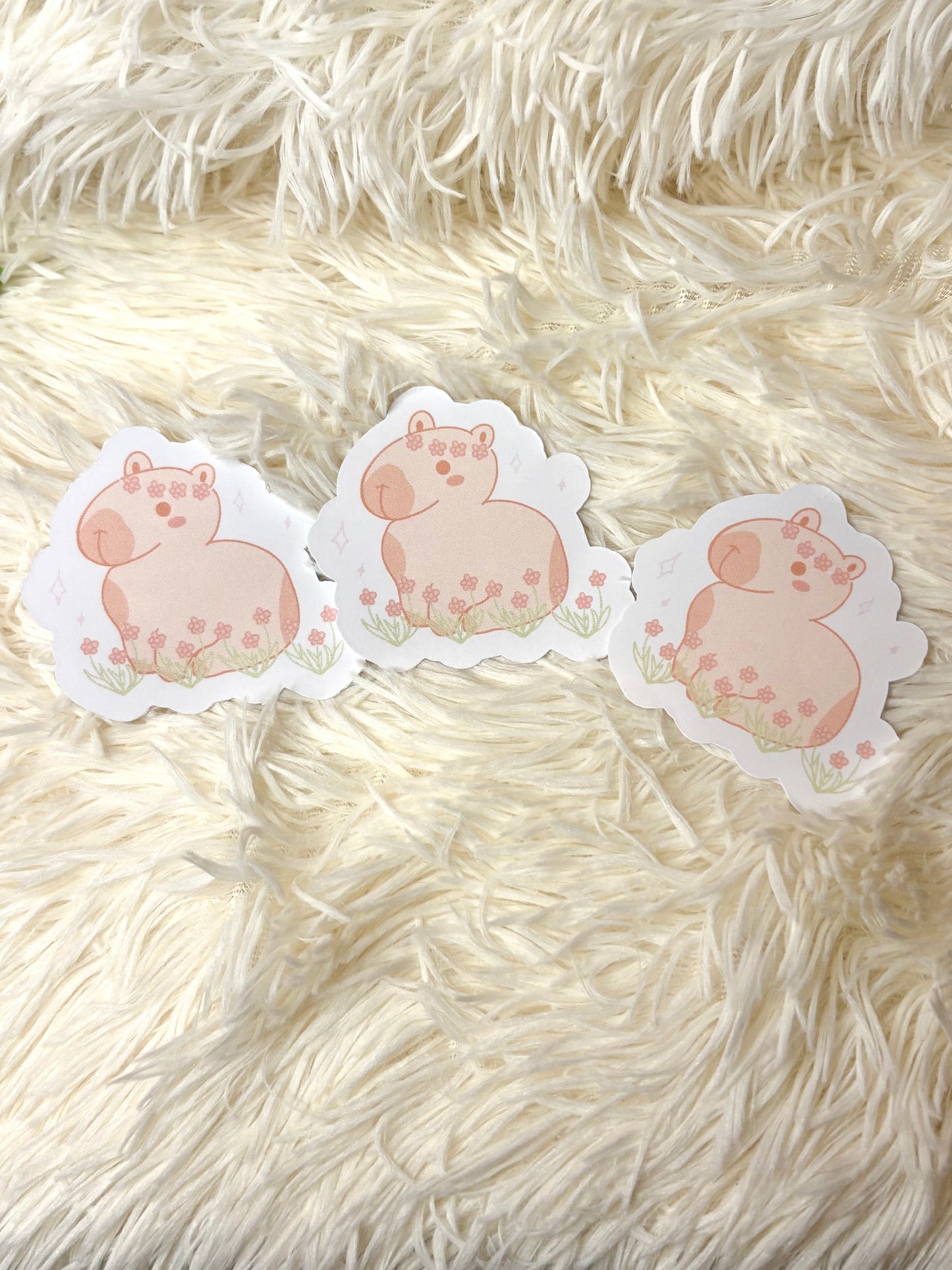 Capybara Di-cut sticker