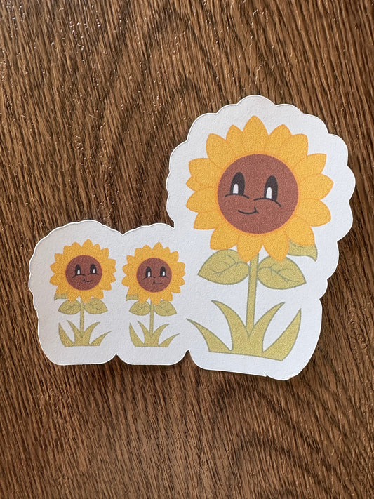 Sunflower Babies Di-cut sticker