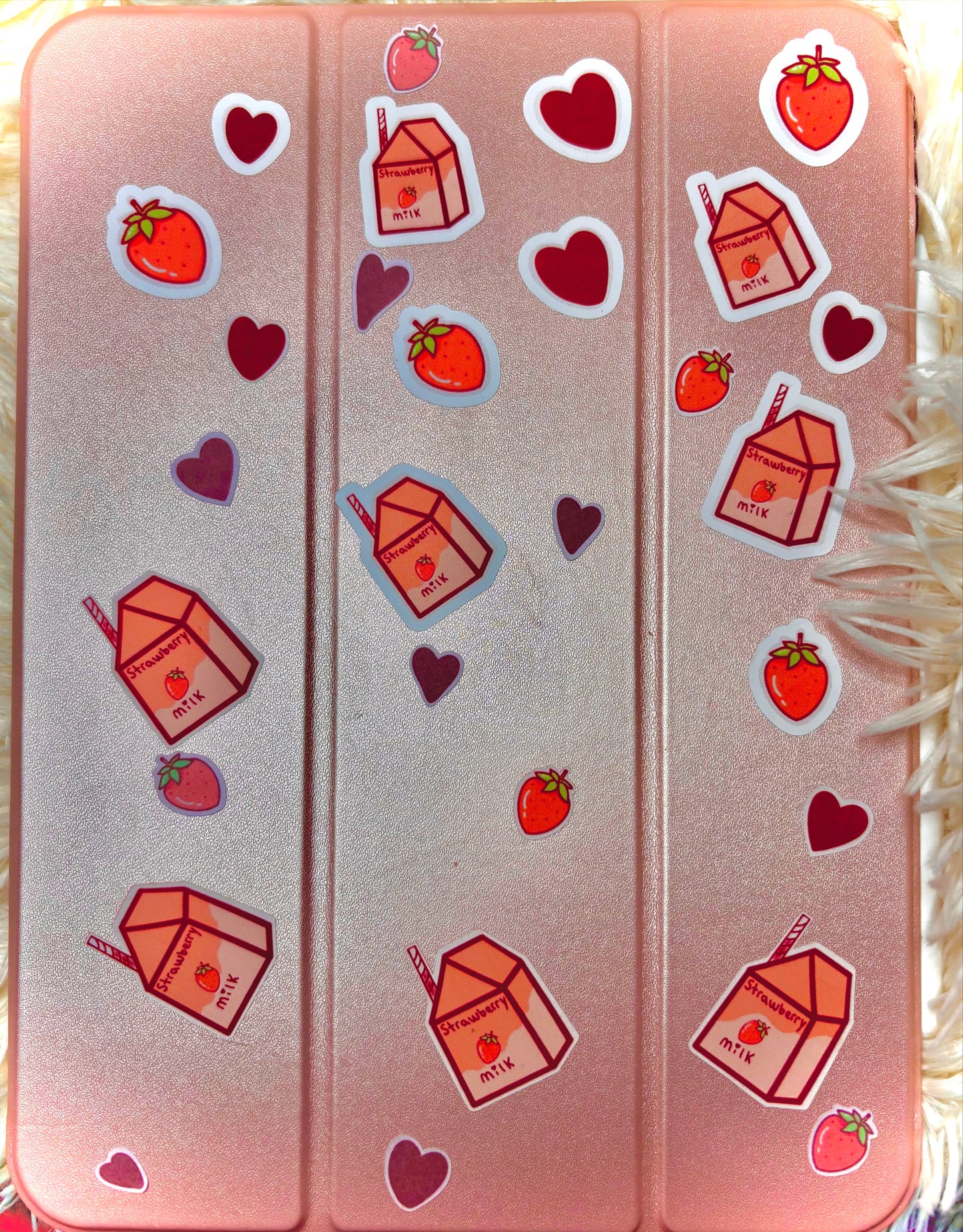 Strawberry Milk Di-cut Sticker