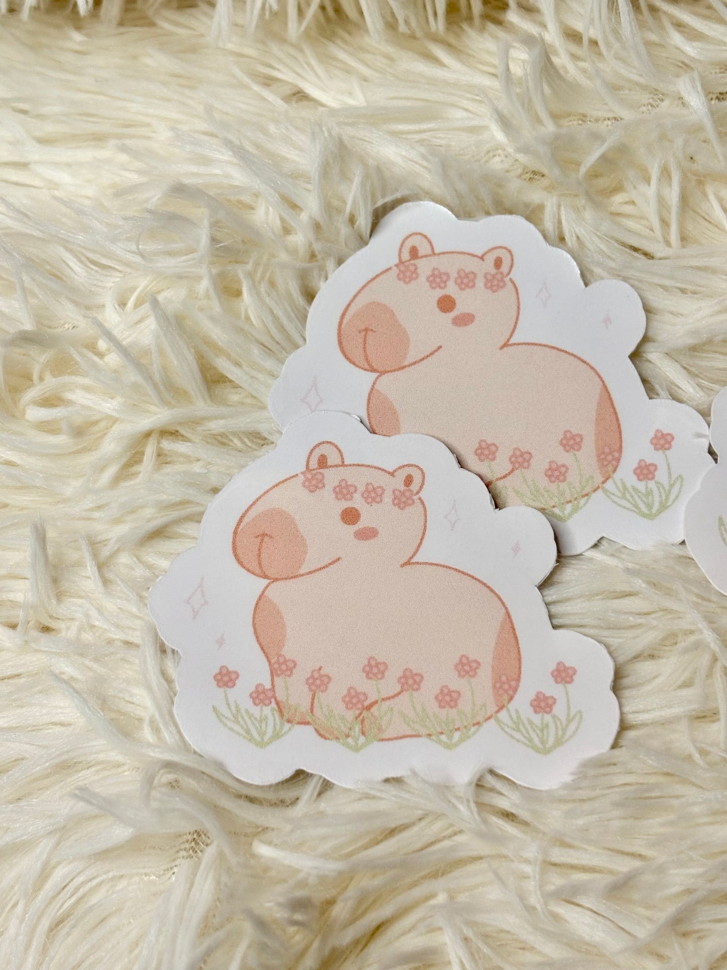 Capybara Di-cut sticker